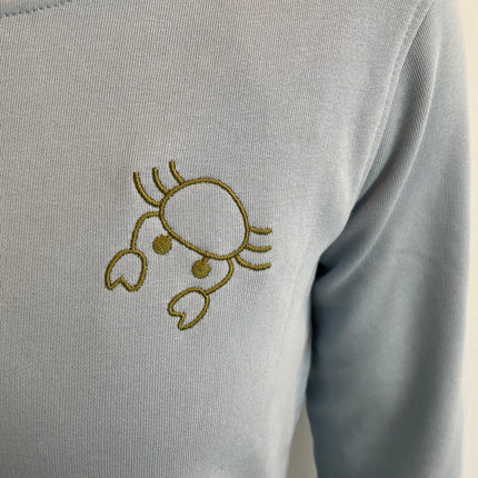 Sweat-shirt brodé col rond CRABYOGI