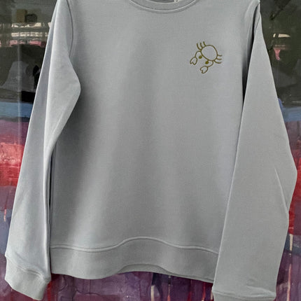 Sweat-shirt brodé col rond CRABYOGI