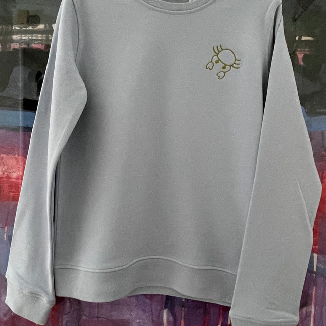 Sweat-shirt brodé col rond CRABYOGI