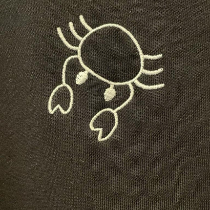Sweat-shirt brodé col rond CRABYOGI