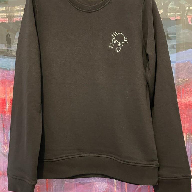 Sweat-shirt brodé col rond CRABYOGI