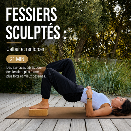 FESSIERS SCULPTÉS : Galber et renforcer : 21 min